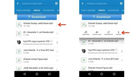 4shared: veja como baixar músicas grátis no celular .